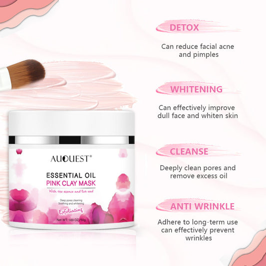 Glow Pink – Mascarilla Detox de Arcilla Rosa